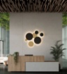 Immagine di Applique Esterno Nera Combo 45 cm Led Switch Luce Indiretta IP65 ACB