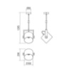 Immagine di Sospensione Industrial Orientabile Legno Metallo Nero E27 Pooh Smarter