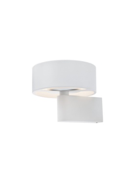 Immagine di Applique Design Moderno Rotonda Led 3000k Punkt Bianco Smarter