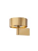 Immagine di Applique Design Moderno Ottone Rotonda Led 6w 3000k Punkt Smarter