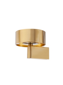 Immagine di Applique Design Moderno Ottone Rotonda Led 6w 3000k Punkt Smarter