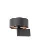 Immagine di Applique Design Moderno Nero Rotonda Led 6w 3000k Punkt Smarter