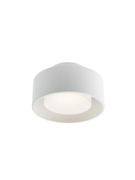Immagine di Piccola Plafoniera Rotonda 15 cm Led 3000k Punkt Bianco Smarter