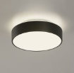 Immagine di Piccola Plafoniera Led Tonda Nera Dins 16 cm IP44 10w CCT ACB