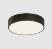 Immagine di Piccola Plafoniera Led Tonda Nera Dins 16 cm IP44 10w CCT ACB