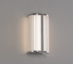 Immagine di Applique Cromo Diva Decorativa Cilindro Effetto Rigato Led CCT H30 cm IP44 ACB 