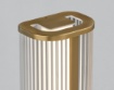 Immagine di Applique Oro Vetro Rigato Diva 30 cm Per Bagno IP44 Led 12w CCT ACB