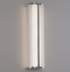Immagine di Applique Diva Cromo Con Vetro Rigato Led CCT 2700k 3000k H60 cm IP44 ACB