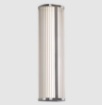 Immagine di Applique Cromo Diva Cilindro Effetto Rigato Led CCT 2700k/3000k H60 cm IP44 ACB 