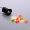Immagine di Mini Faretto Rotondo da Incasso Dot Nero Led 3w 2700k Ø4,5 cm ACB 
