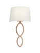 Immagine di Applique Stile Contemporaneo Oro Con Paralume Bianco Sidra Smarter