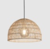 Immagine di Lampadario Cupola in Rattan Evens Ø40 cm ACB