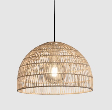 Immagine di Lampadario Cupola in Rattan Evens Ø40 cm ACB
