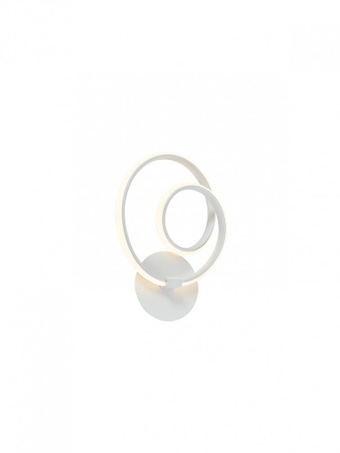 Immagine di Applique Led Moderna Ricciolo Bianco 12w 3000k Sintra Smarter