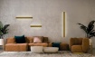 Immagine di Applique Lineare Fosca Oro 90 cm Led CCT 30W Luce Sopra e Sotto ACB