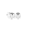 Immagine di Applique Da Parete Gabbia Cubo Nero Stile Industriale Sketch Smarter