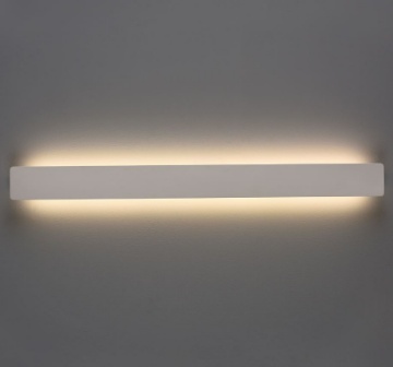 Immagine di Lampada Rettangolare da Parete Fosca Bianco Led 18w CCT Sopra e Sotto L60 cm ACB 