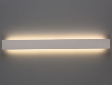 Immagine di Applique Bianca Rettangolare Bi-Emissione Led 43w CCT L140 cm Fosca ACB