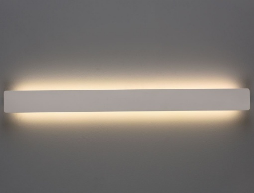 Immagine di Applique Bianca Rettangolare Bi-Emissione Led 43w CCT L140 cm Fosca ACB