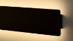 Immagine di Applique Nera Rettangolo Bi-Emissione Led Regolabile CCT L140 cm Fosca ACB
