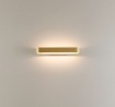Immagine di Applique Oro Rettangolo Stondato Gala Doppia Emissione Led 20w CCT ACB