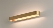 Immagine di Applique Decorativa Oro Gala Rettangolo Stondato Led CCT 2700k/3000k L60 cm ACB 