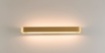 Immagine di Applique Decorativa Oro Gala Rettangolo Stondato Led CCT 2700k/3000k L60 cm ACB 