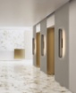 Immagine di Applique Rettangolare Stondata Gala Nero Led CCT L90 cm ACB