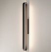 Immagine di Applique Rettangolare Stondata Gala Nero Led CCT L90 cm ACB