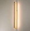 Immagine di Applique Oro Rettangolare Stondata Gala Led CCT 2700k/3000k L90 cm ACB