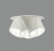 Immagine di Faretto Bianco Da Incasso Con Cilindro Orientabile GU10 Gina ACB