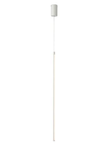 Immagine di Lampadario Led Luce Laterale Bacchetta Bianca 80 cm Per Camera Da Letto Taboo Smarter