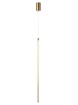 Immagine di Lampadario Bacchetta Led Luce Laterale Ottone 80 cm Per Camera Da Letto Taboo Smarter