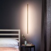 Immagine di Lampadario Bacchetta Led Luce Laterale Ottone 80 cm Per Camera Da Letto Taboo Smarter