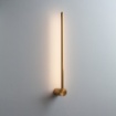 Immagine di Applique Led 9w Bacchetta Ottone Sottile 65 cm Per Comodino Taboo Smarter