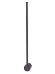 Immagine di Applique Led 9w Per Camera Da Letto Bacchetta Nera Sottile 65 cm Taboo Smarter