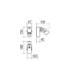 Immagine di Applique Industrial Legno Con Faretto Metallo Nero Orientabile Taffi Smarter
