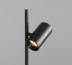 Immagine di Lampada Da Tavolo Cilindro Nero Orientabile GU10 Gina ACB