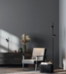 Immagine di Lampada Da Tavolo Cilindro Nero Orientabile GU10 Gina ACB