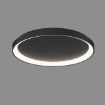 Immagine di Plafoniera Nera Moderna Grace Led Regolabile CCT 2700K/3000K Ø58 cm ACB