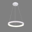 Immagine di Sospensione Anello Bianco Grace Led 50w CCT 2700K/3000K Ø58 cm ACB 