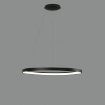 Immagine di Sospensione Grace Anello Nero Led 50w CCT 2700/3000K Ø58 cm ACB 