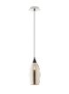 Immagine di Sospensione Moderna Vetro Fume 12 cm Tanner Per Penisola Cucina Smarter