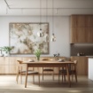 Immagine di Lampadario Binario Per Tavolo Cucina Pendenti Vetro Fume 3 Luci Tanner Smarter