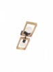 Immagine di Plafoniera Legno Naturale 2 Luci Portalampade Metallo Nero Timber Smarter 