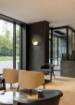Immagine di Applique Design Anello Oro Con Sfera Bianca Led 5w Luce Calda ACB