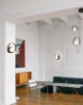 Immagine di Applique Anello Nero Halo Led 5w CCT Sfera Vetro Bianco ACB