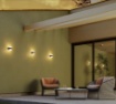 Immagine di Applique Squadrata Da Esterno Led Luce Biemissione 3000k IP44 Tok Antracite Smarter