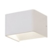 Immagine di Piccola Applique Icon Rettangolo Bianco Doppia Emissione Led 8,5w CCT 2700k/3000k L12 cm ACB