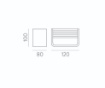 Immagine di Piccola Applique Icon Oro Doppia Emissione Led 8,5w CCT 2700k/3000k L12 cm ACB
